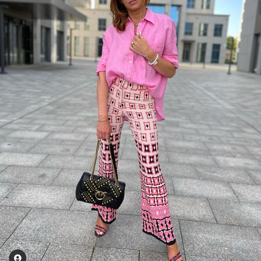 Zara Printed flare pants - Picture 10 of 16